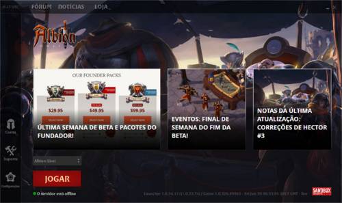O novo Launcher de Albion Online!