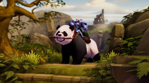 Wirb einen Freund an und erhalte eine Panda-Skin für dein Reittier