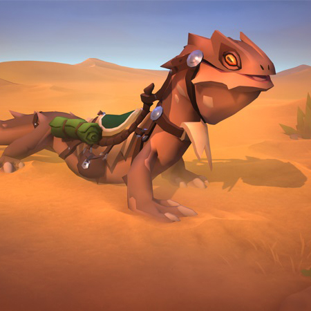 Indique um amigo para desbloquear a Salamandra de Areia do Recrutador