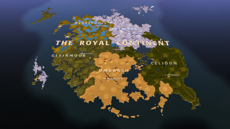 World map - Albion Online