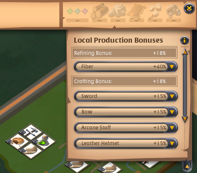 Local Production Bonuses 