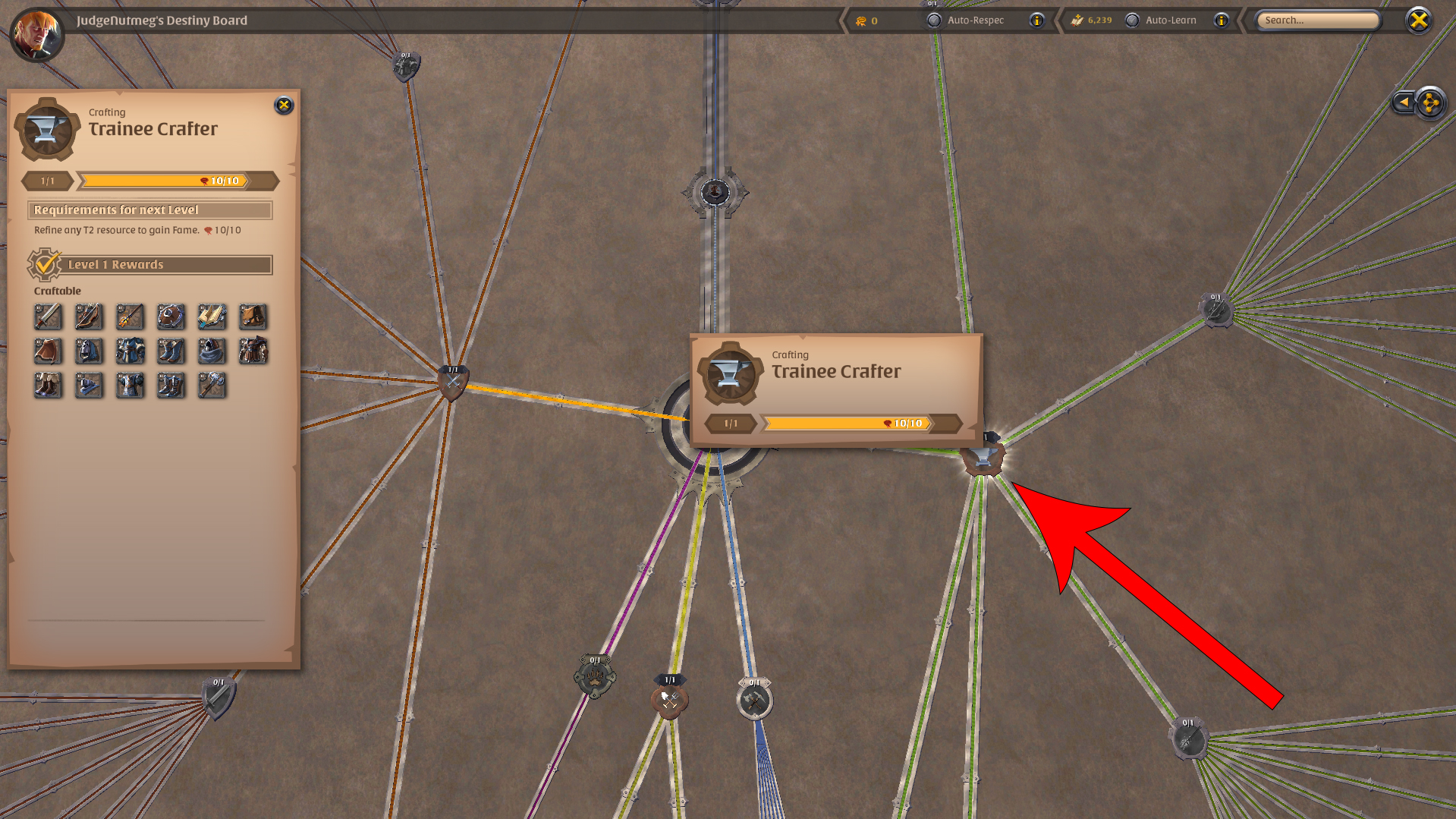 Progresar en el Crafting — Crafting (1 de 3)