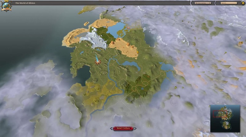 World map - Albion Online