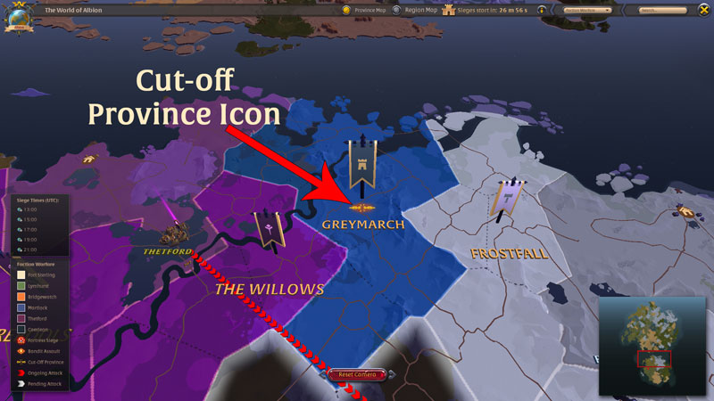 Provinces aisladas — Faction Warfare