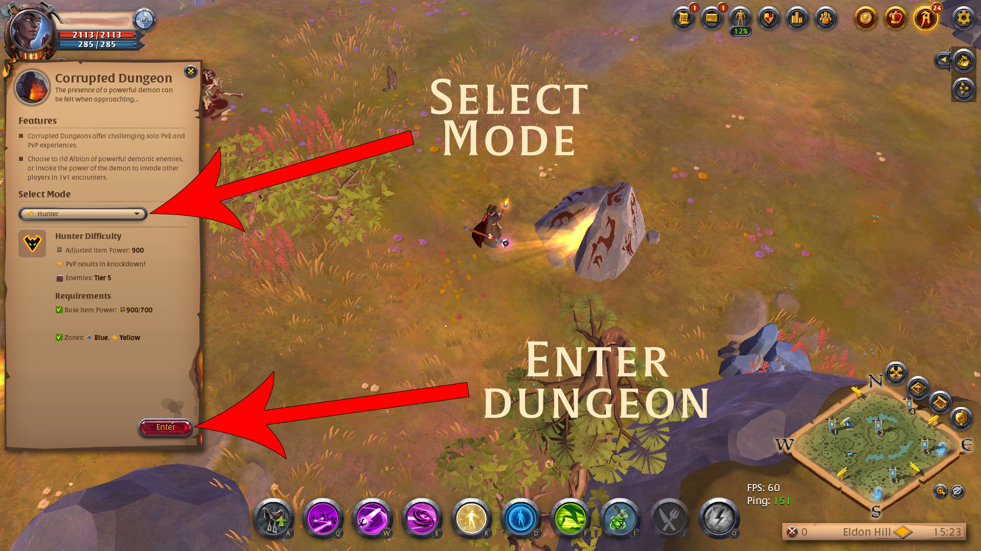 Entrar en una Corrupted Dungeon — Corrupted Dungeons (5 de 5)