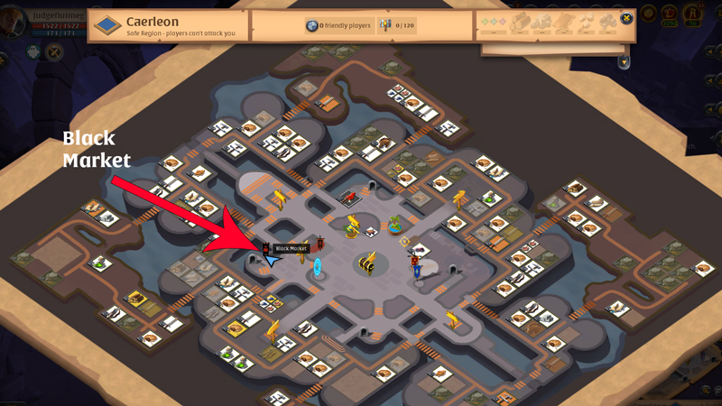 Caerleon and the Black Market - Albion Online