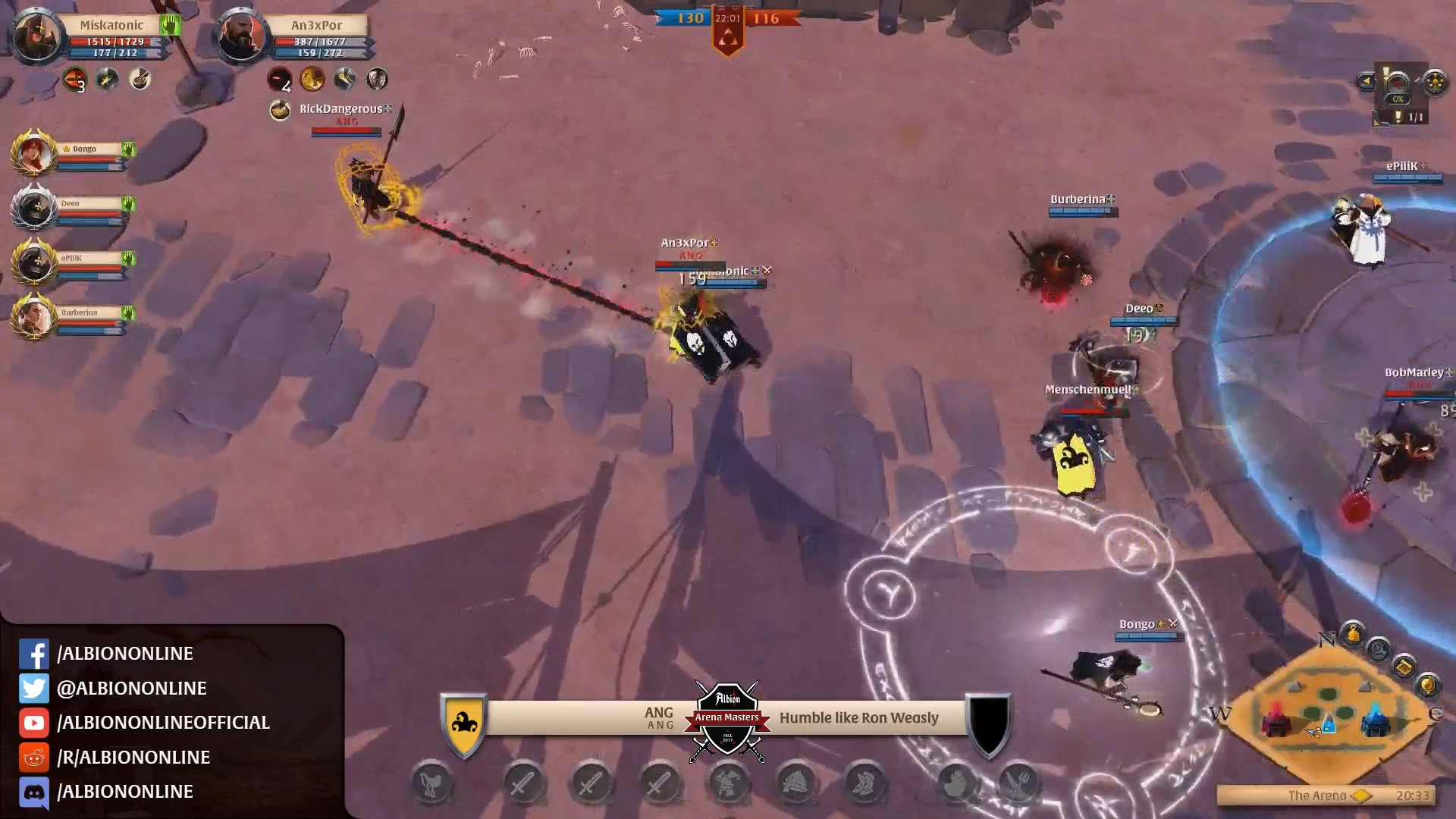 OUTPOST ROXO, FIGHT E GANK ALBION ONLINE #007