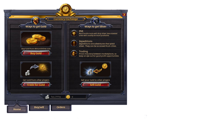 Earning Silver Albion Online